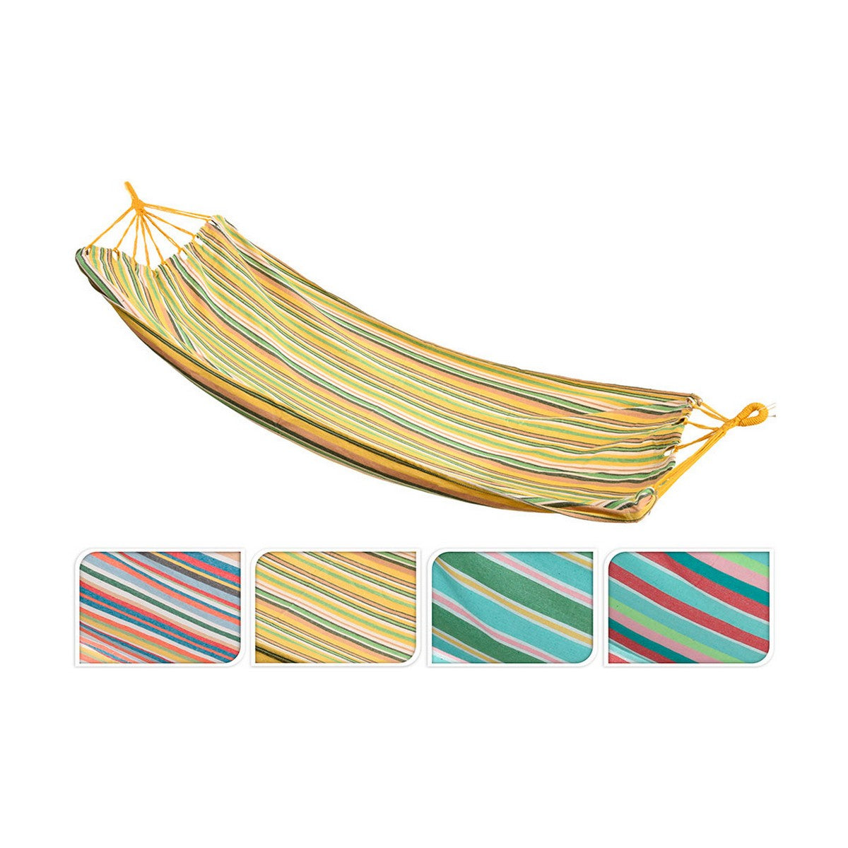 Hamac Cu dungi 100 x 200 cm - Curte, Mobilier de grădină și accesorii