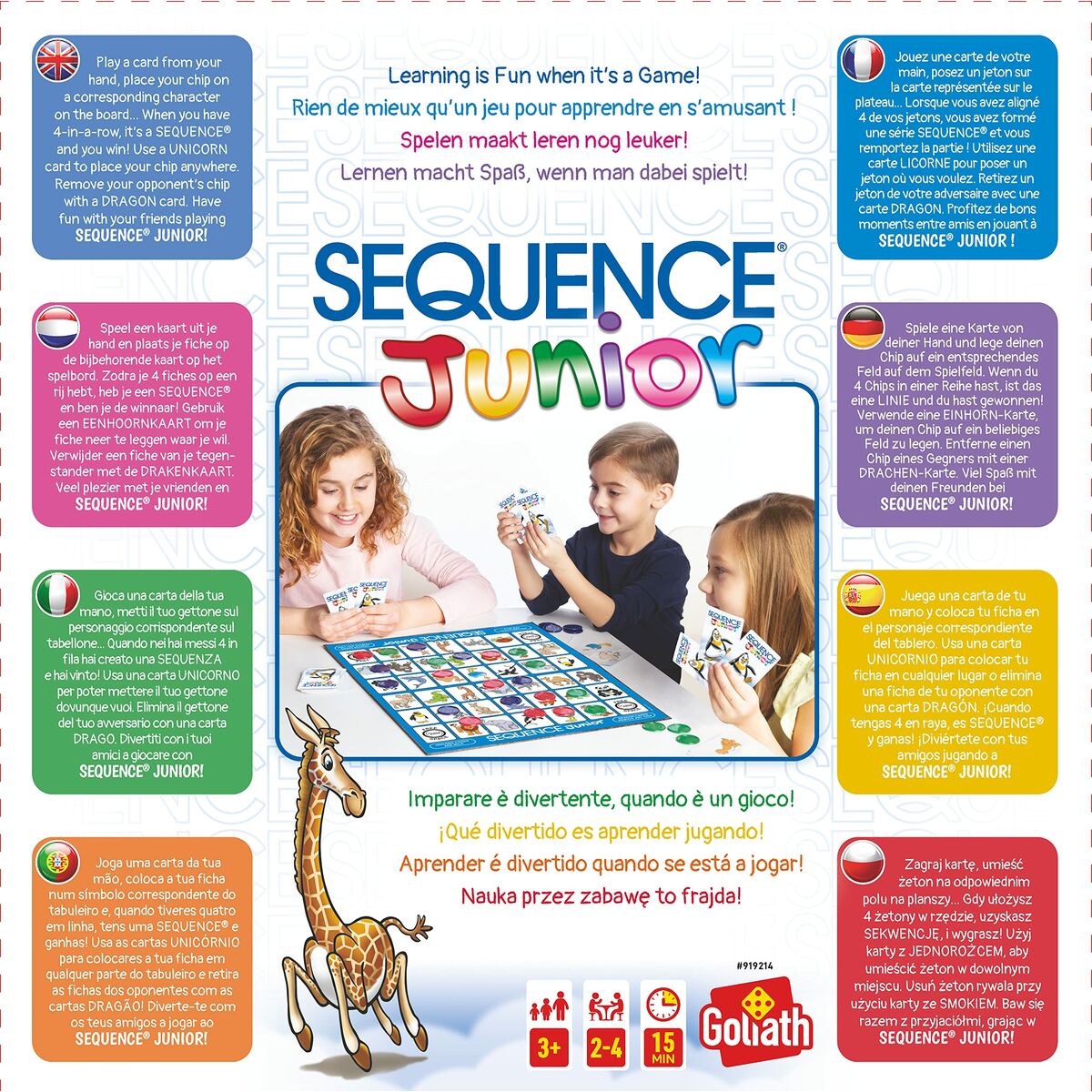 Joc de Memorie Goliath Sequence Junior - Jucarii si jocuri, Jocuri și accesorii