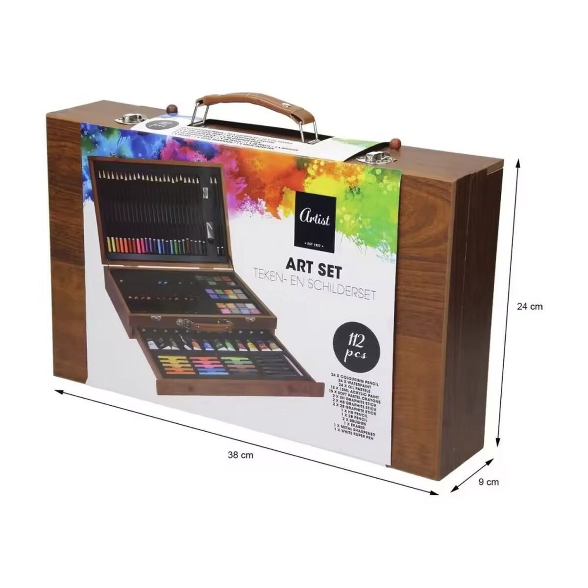 Set de pictură Artist&CO 180 Piese - Birou și papetărie, Arte și Meserii