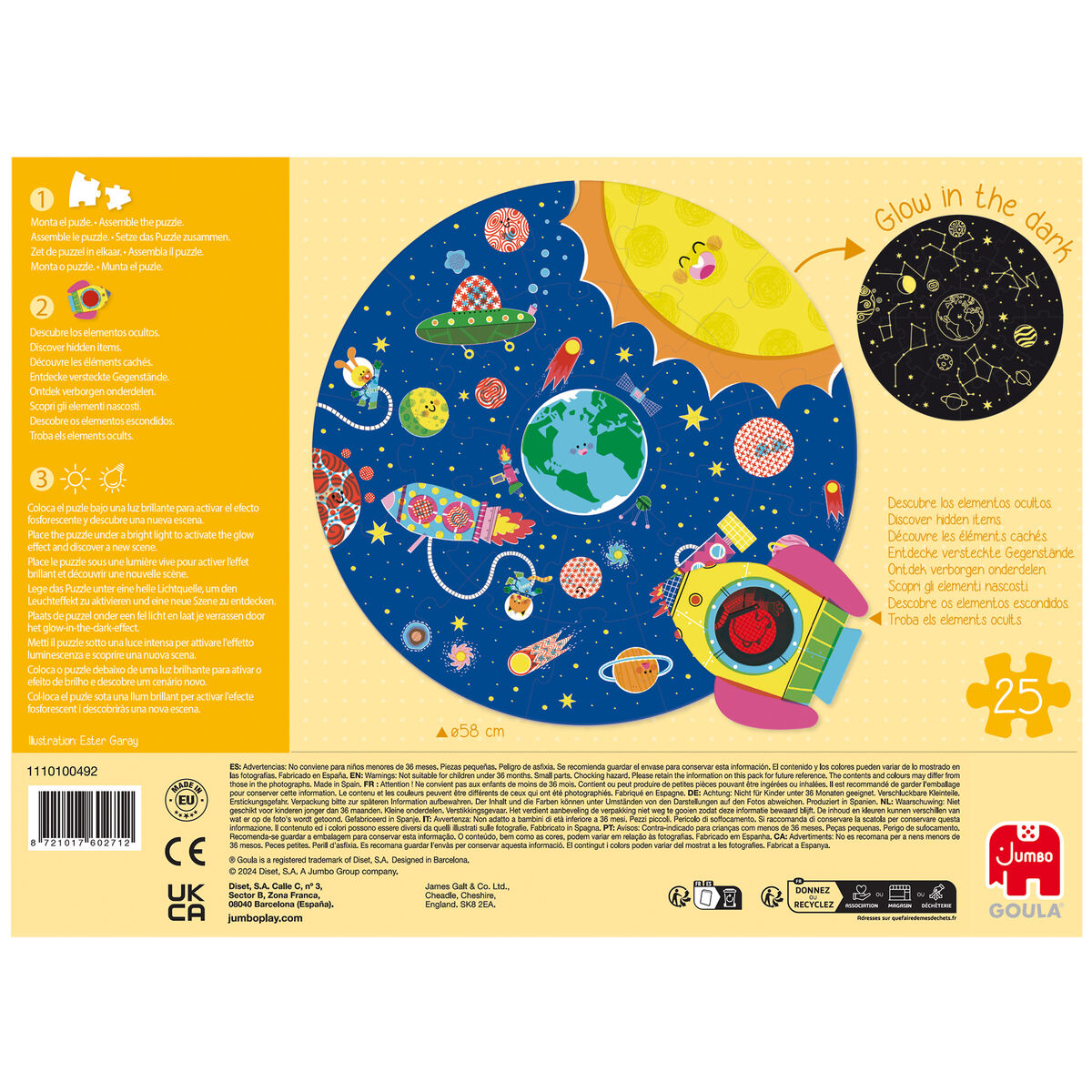 Puzzle Goula XXL Space 25 Piese - Jucarii si jocuri, Puzzle-uri și puzzle-uri