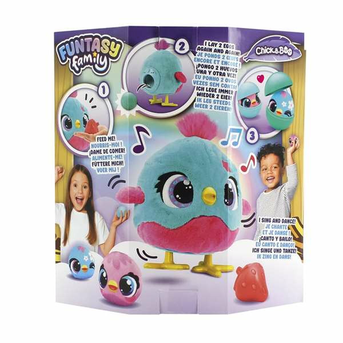 Animal de Companie Interactiv Diset Funtasy Family Multicolor Plastic - Jucarii si jocuri, Jucării de pluș