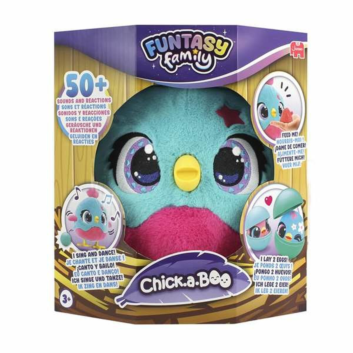Animal de Companie Interactiv Diset Funtasy Family Multicolor Plastic - Jucarii si jocuri, Jucării de pluș