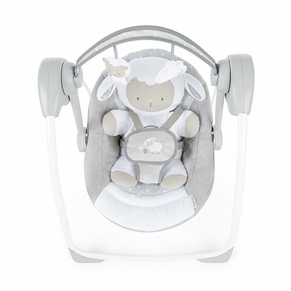 Hamac pentru Bebeluș Ingenuity Cuddle Lamb Compact Gri - Bebelus, Dormitor
