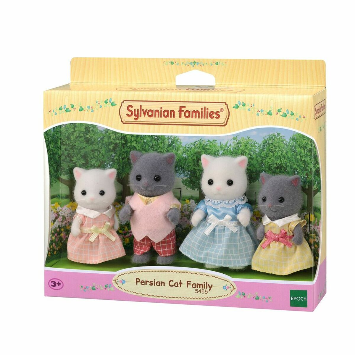 Păpuși Sylvanian Families 5455 The Persian Cat Family - Jucarii si jocuri, Păpuși și figurine