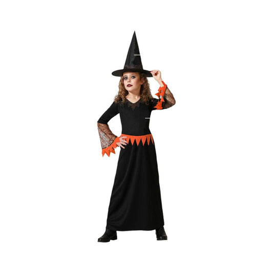 Costum Deghizare pentru Copii Portocaliu Vrăjitoare - Jucarii si jocuri, Costume și accesorii