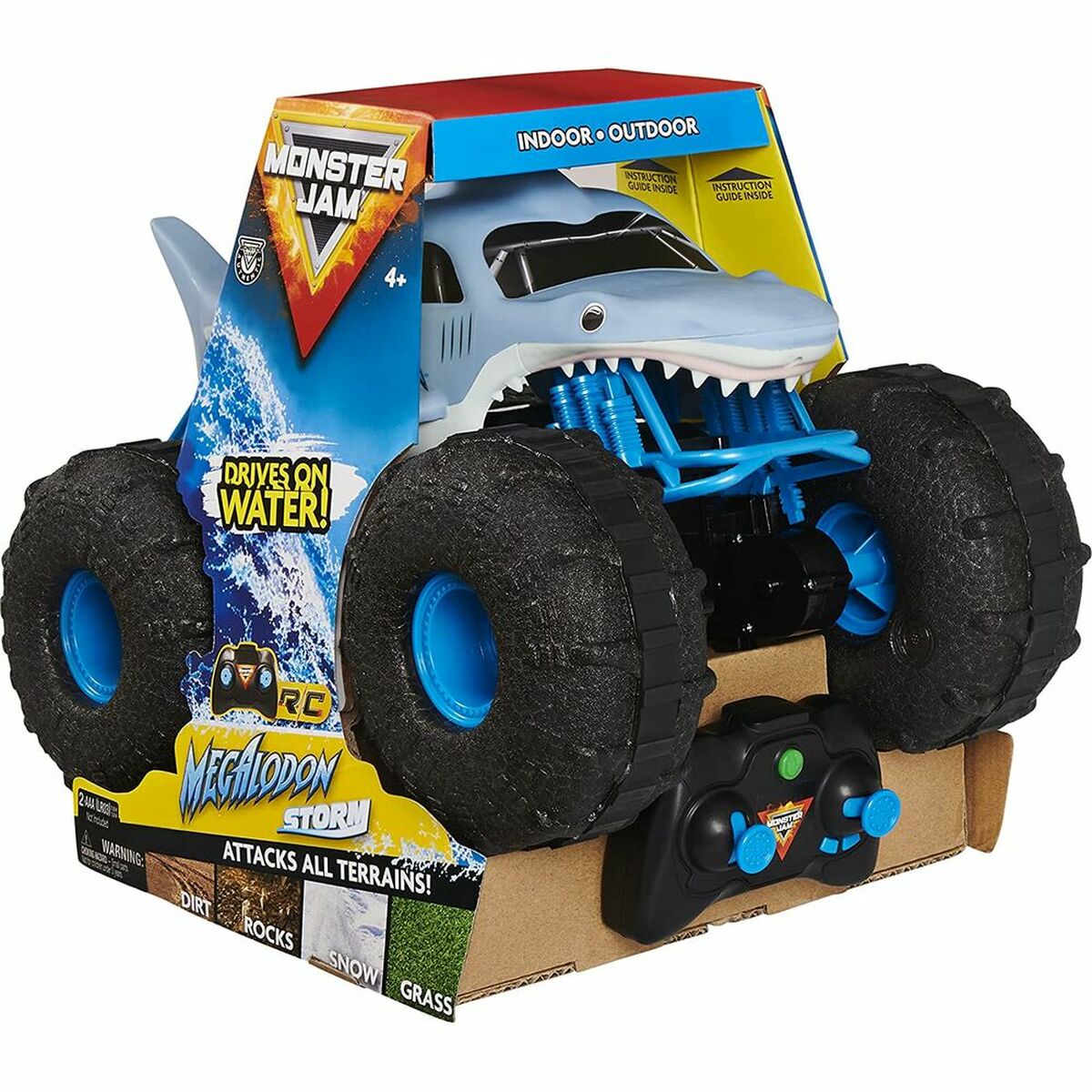 Mașină Radio Control Monster Jam Monster Jam Megalodon Storm - Jucarii si jocuri, Vehicule