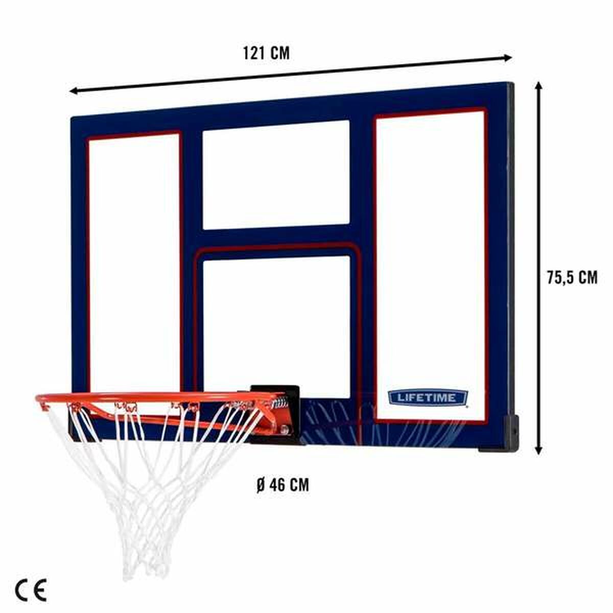 Coș de Baschet Lifetime Lifetime 121 cm - Jucarii si jocuri, În aer liber și sport