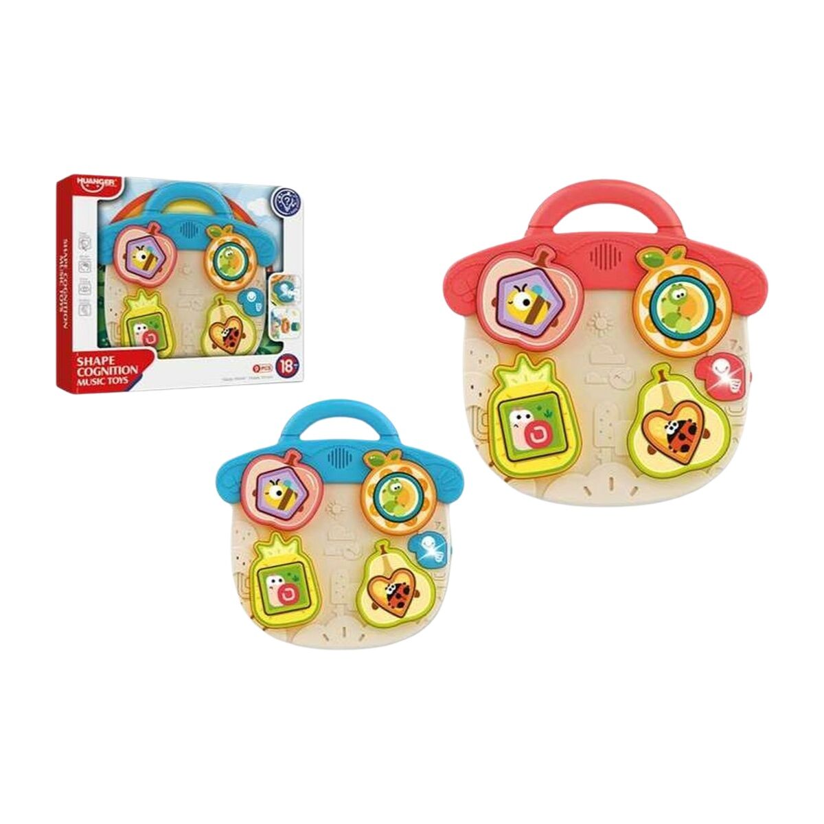 Jucărie interactivă pentru bebeluși 26 x 4 cm Servietă - Bebelus, Jucăriile copilăriei timpurii