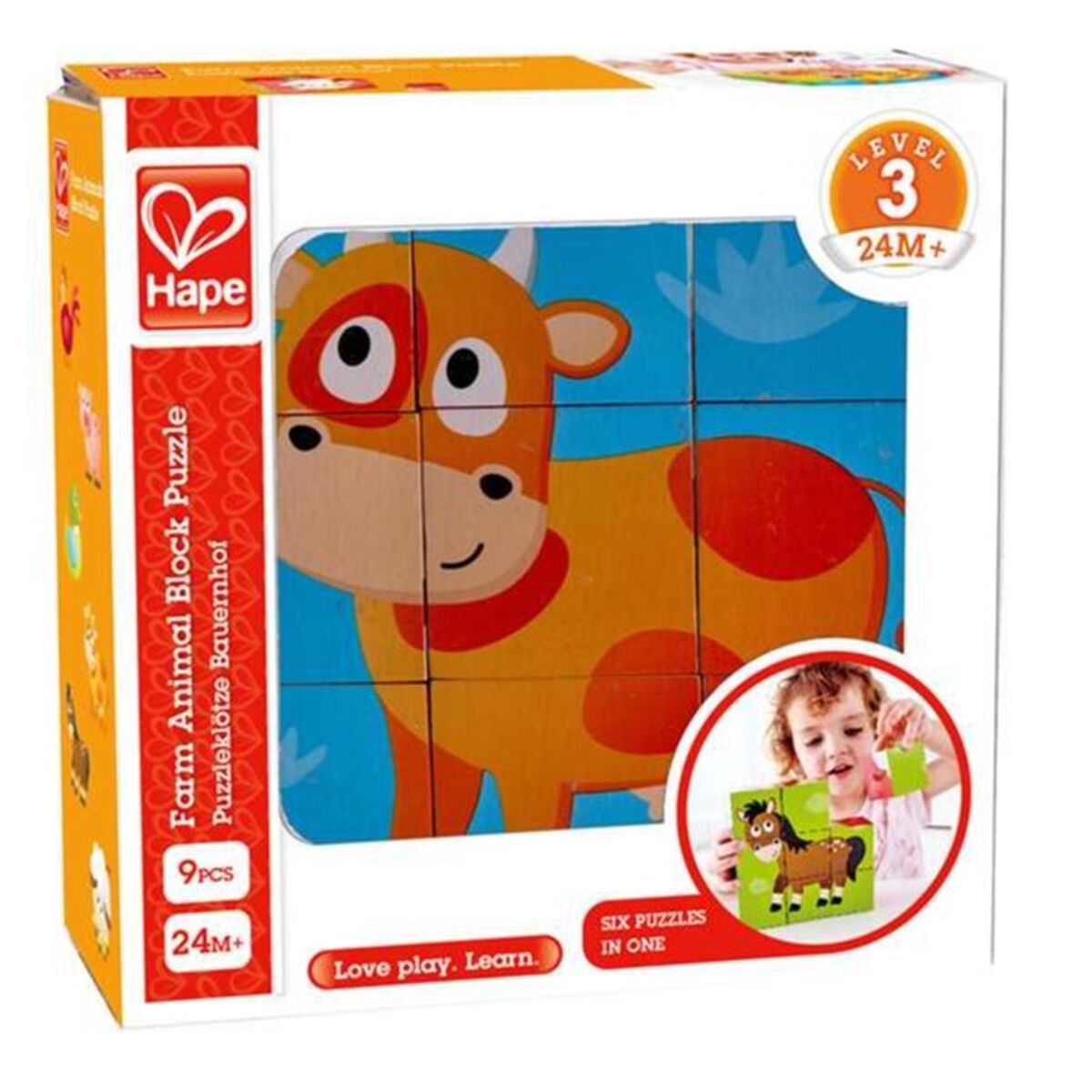 Puzzle Hape Fermă - Jucarii si jocuri, Puzzle-uri și puzzle-uri