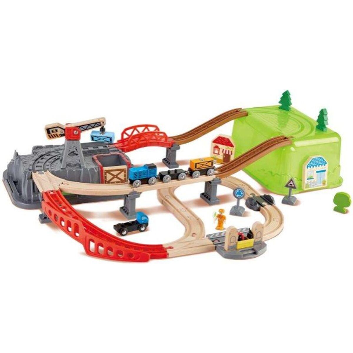 Set de Jucării cu Vehicule Hape (50 Unități) - Jucarii si jocuri, Vehicule