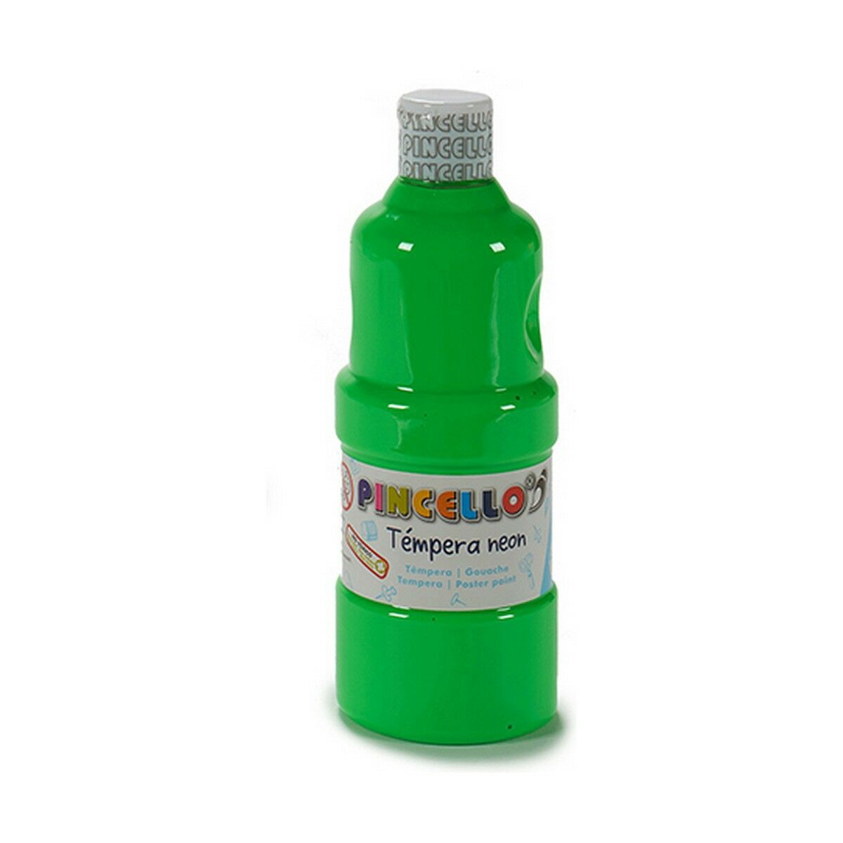Tempera Pincello Neon Verde 400 ml (6 Unități) - Birou și papetărie, Arte și Meserii