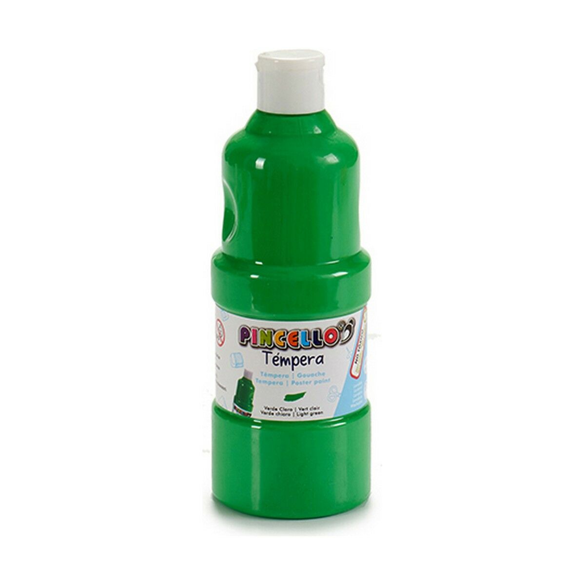 Tempera Pincello Verde deschis 400 ml (6 Unități) - Birou și papetărie, Arte și Meserii