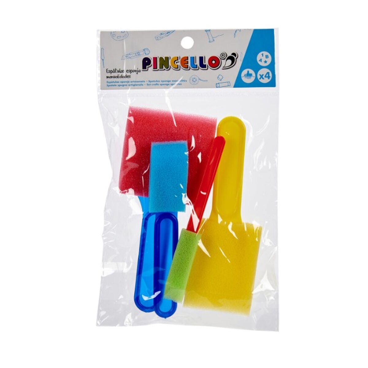 Set pentru Lucru Manual Pincello AR1810100 Multicolor Spatulă (12 Unități) - Jucarii si jocuri, Activități creative