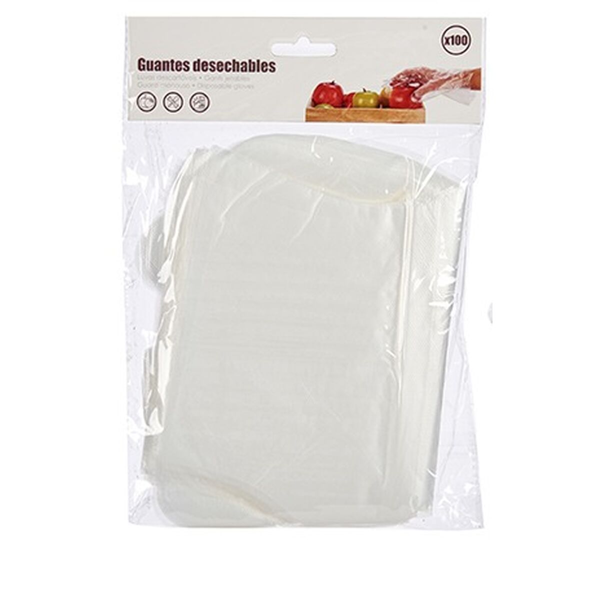 Mănuși de unică folosință Set Transparent Plastic (12 Unități) - DIY și instrumente, Prevenire și siguranță