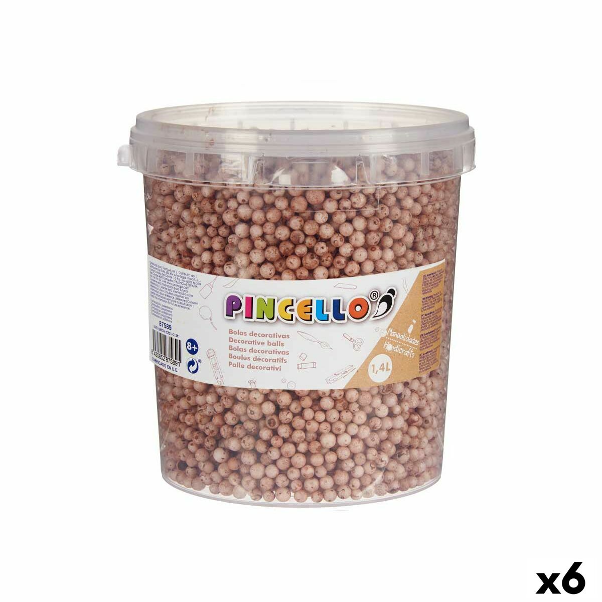 Materiale pentru artizanat Pincello POLIESPAN-MR 13,5 x 14 x 14,5 cm Mingi 6 Unități - Jucarii si jocuri, Activități creative