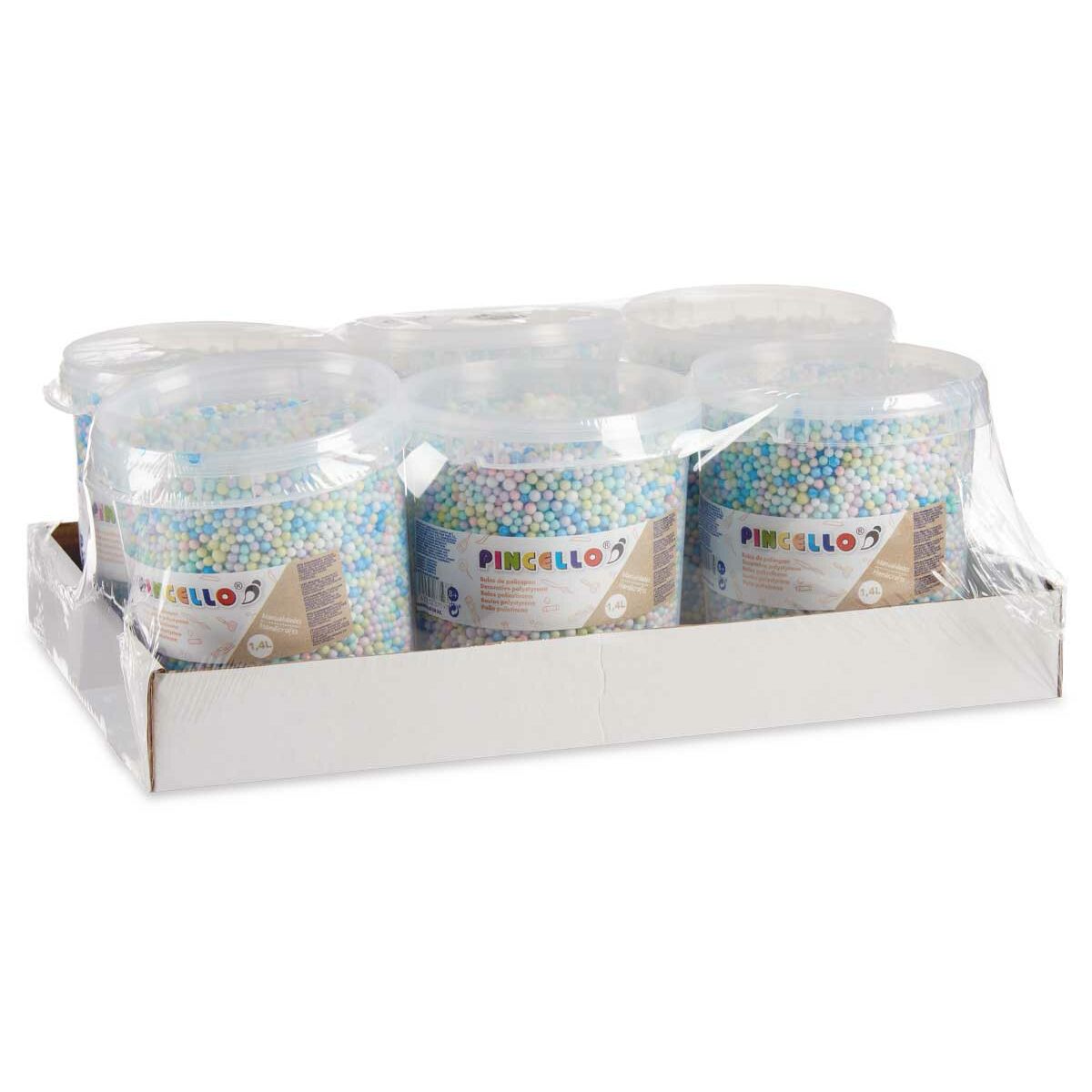 Materiale pentru artizanat Pincello POLIESPAN-MULTI 13,5 x 14 x 14,5 cm Mingi 6 Unități - Jucarii si jocuri, Activități creative