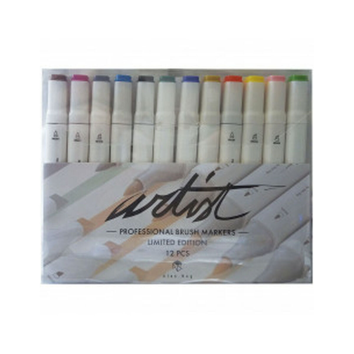Carioci Alex Bog Professional Multicolor 12 Piese Cu două capete - Birou și papetărie, Pixuri, creioane și articole de scris