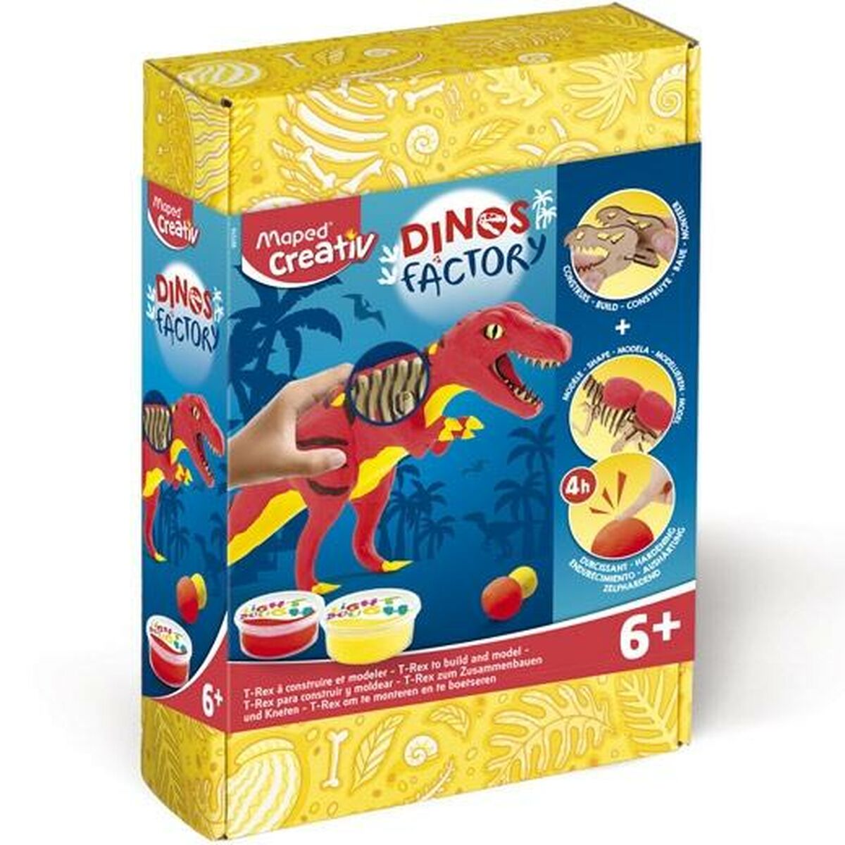 Set de Lucru Manual Maped Dinos Factory Multicolor - Jucarii si jocuri, Activități creative