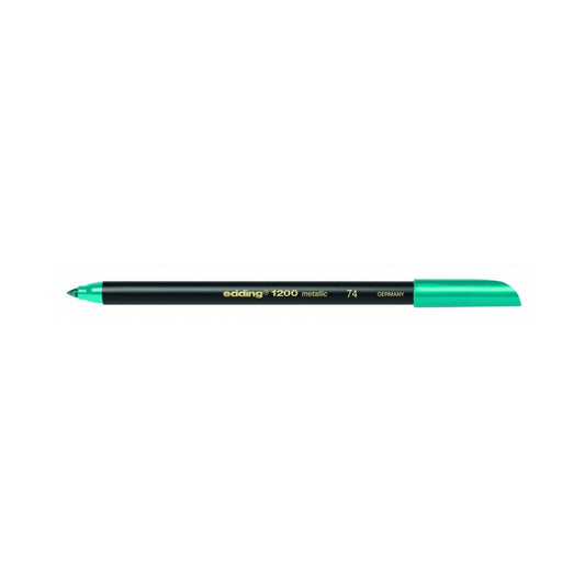 Cariocă Edding 1200 Metallic Verde (10 Unități) - Birou și papetărie, Pixuri, creioane și articole de scris