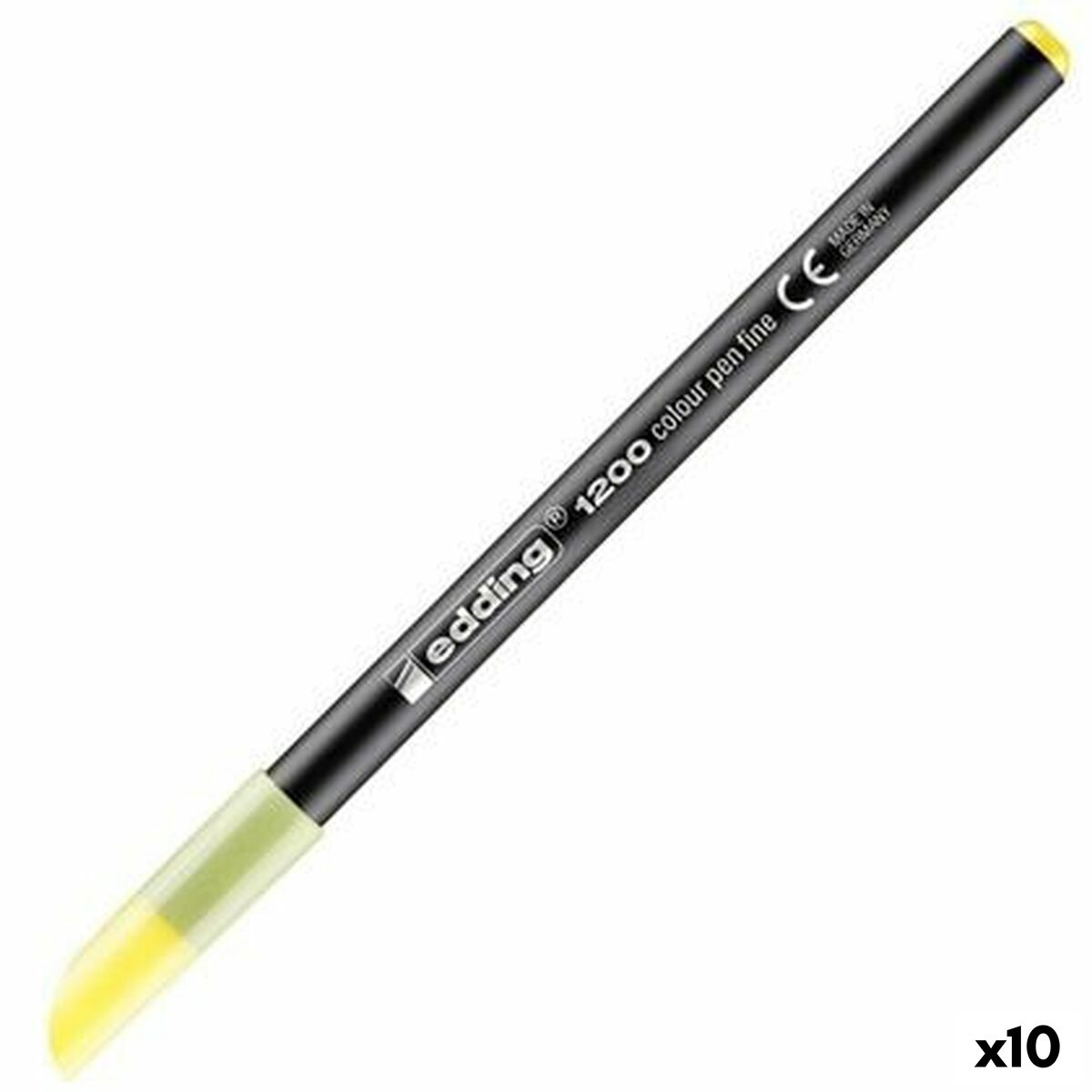Carioci Edding 1200 Galben (10 Unități) - Birou și papetărie, Pixuri, creioane și articole de scris