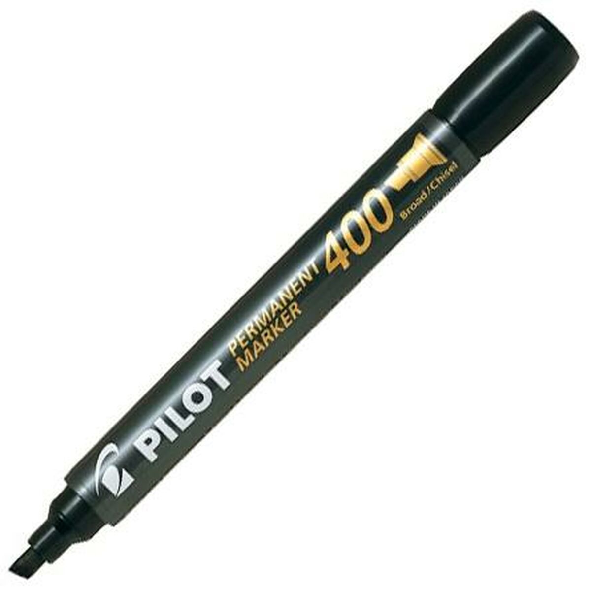 Marker permanent Pilot SCA-400 Negru (12 Unități) - Birou și papetărie, Pixuri, creioane și articole de scris