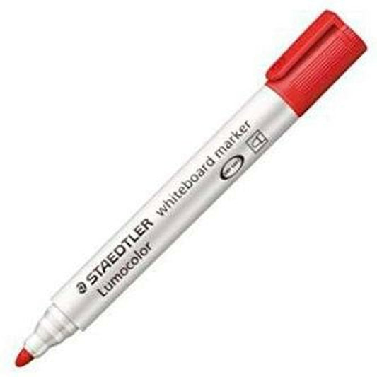 Carioci Staedtler Lumocolor 351-2 Tablă albă Alb Roșu (10 Unități) (1 Unități) - Birou și papetărie, Pixuri, creioane și articole de scris