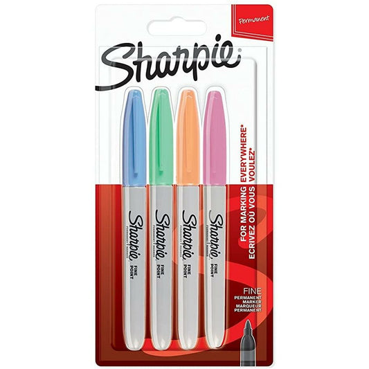 Set de Carioci Sharpie 4 Piese Multicolor (3 Unități) - Birou și papetărie, Pixuri, creioane și articole de scris