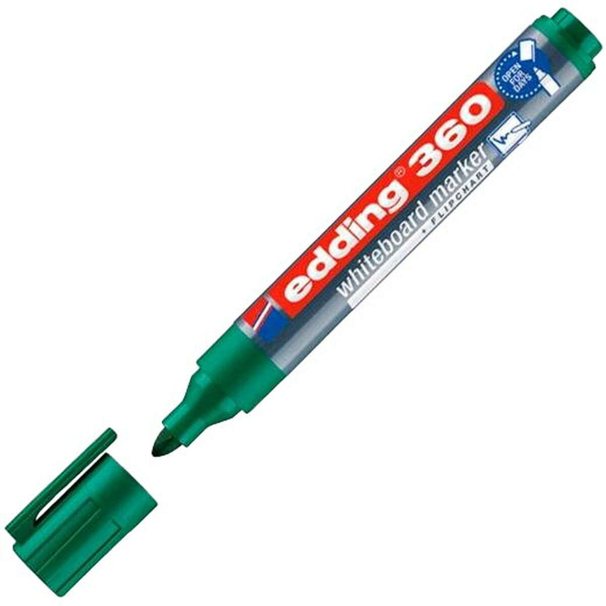 Marker pentru tablă albă Edding 360 Reîncărcabil/ă Verde (10 Unități) - Birou și papetărie, Pixuri, creioane și articole de scris
