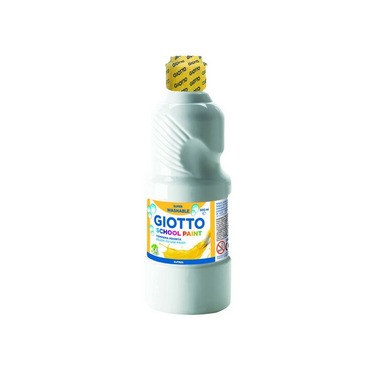 Tempera Giotto Alb 500 ml (6 Unități) - Birou și papetărie, Arte și Meserii