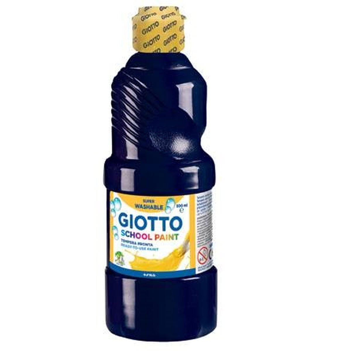 Tempera Giotto Negru 500 ml (6 Unități) - Birou și papetărie, Arte și Meserii