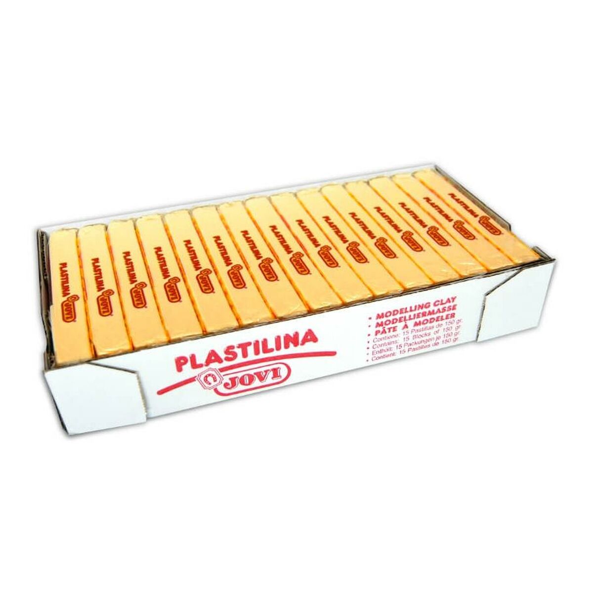 Plastilină Jovi Galben 150 g 15 Piese (4 Unități) - Jucarii si jocuri, Activități creative
