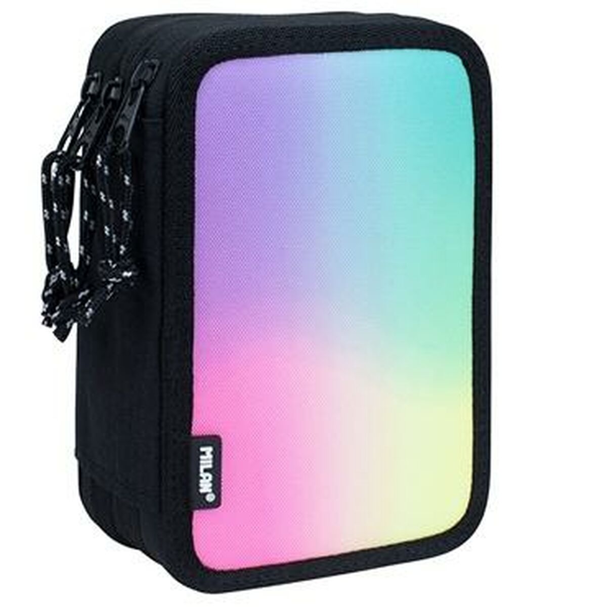 Penar Triplu Milan Sunset Negru 19,5 x 13 x 7,5 cm (12 Unități) - Birou și papetărie, Material școlar și educațional