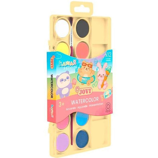 Tempera Jovi Multicolor (12 Unități) - Birou și papetărie, Arte și Meserii