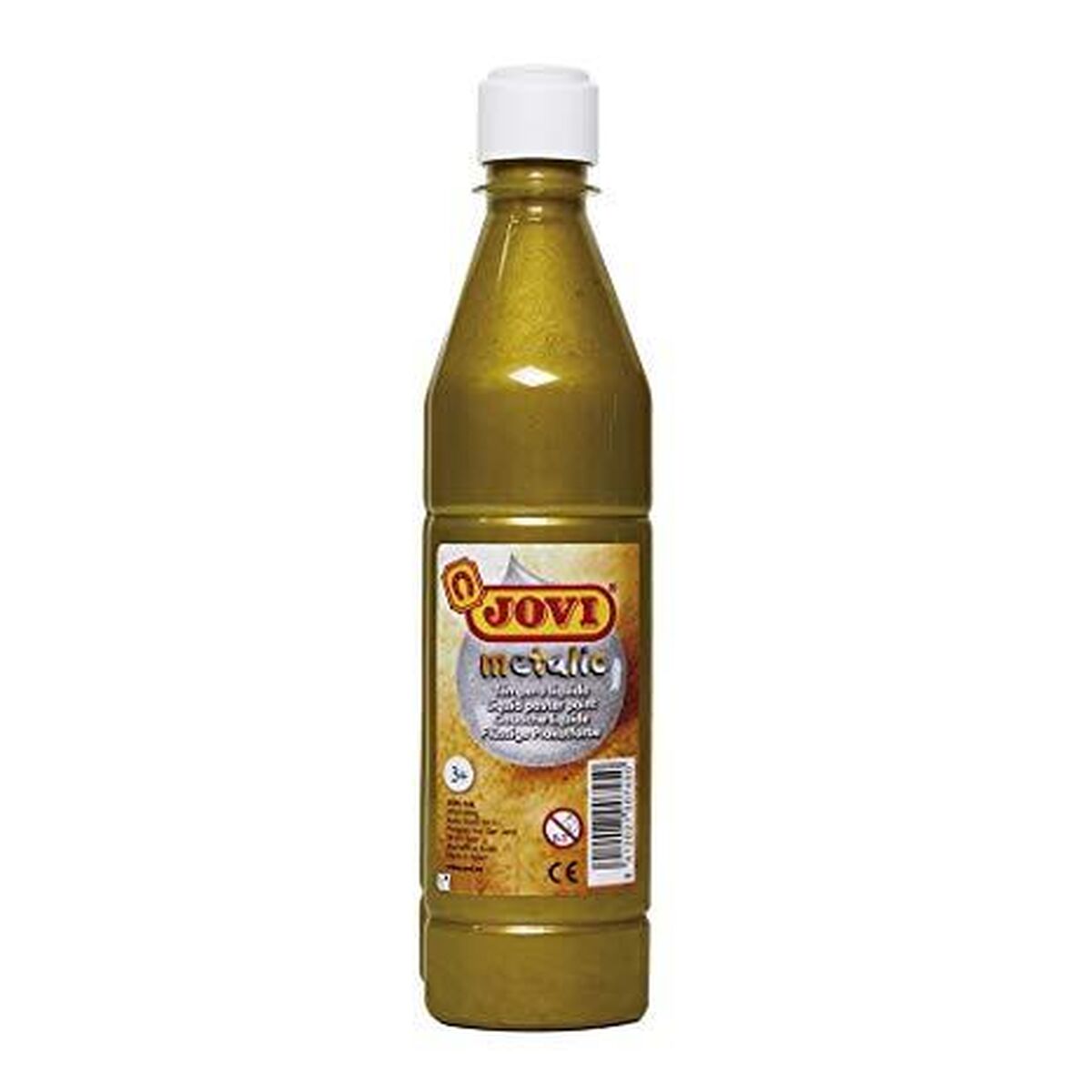 Tempera Jovi SCHOOL Auriu* 500 ml (12 Unități) - Birou și papetărie, Arte și Meserii