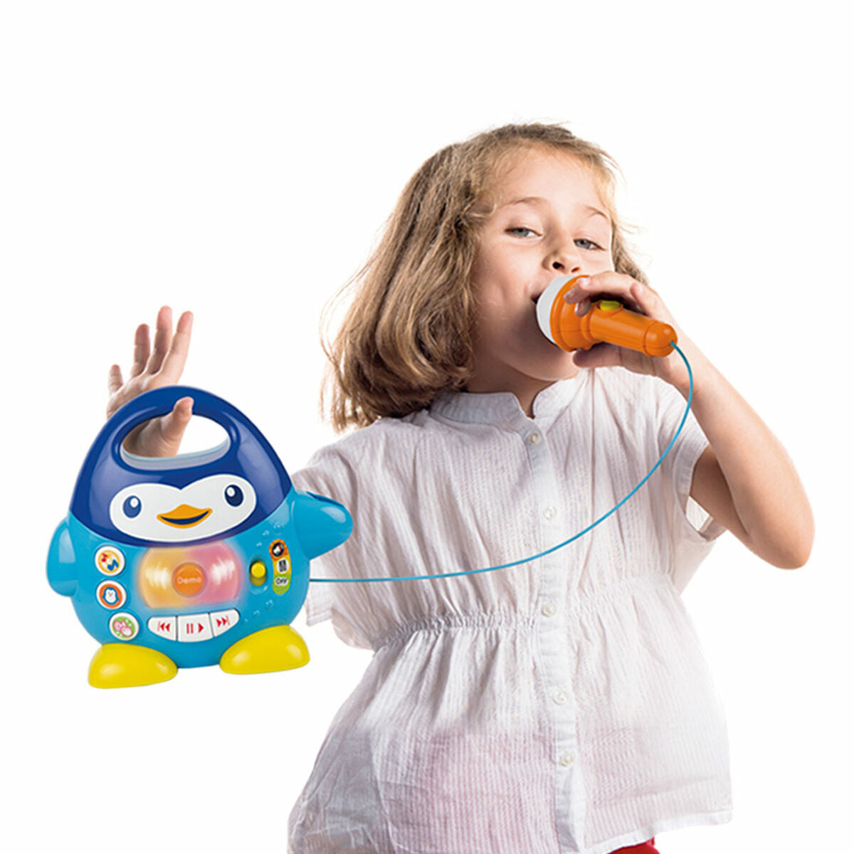 Microfon Karaoke Winfun Pinguin 6 Unități - Jucarii si jocuri, Jucării electronice