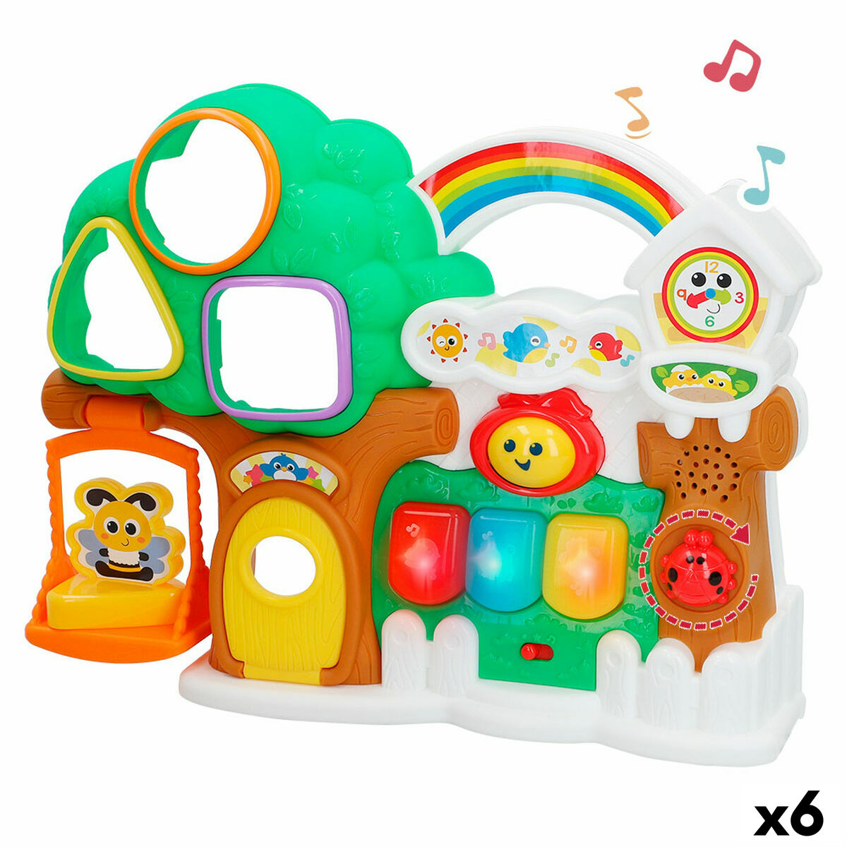 Jucărie interactivă pentru bebeluși Winfun Casă 32 x 24,5 x 7 cm (6 Unități) - Bebelus, Jucăriile copilăriei timpurii