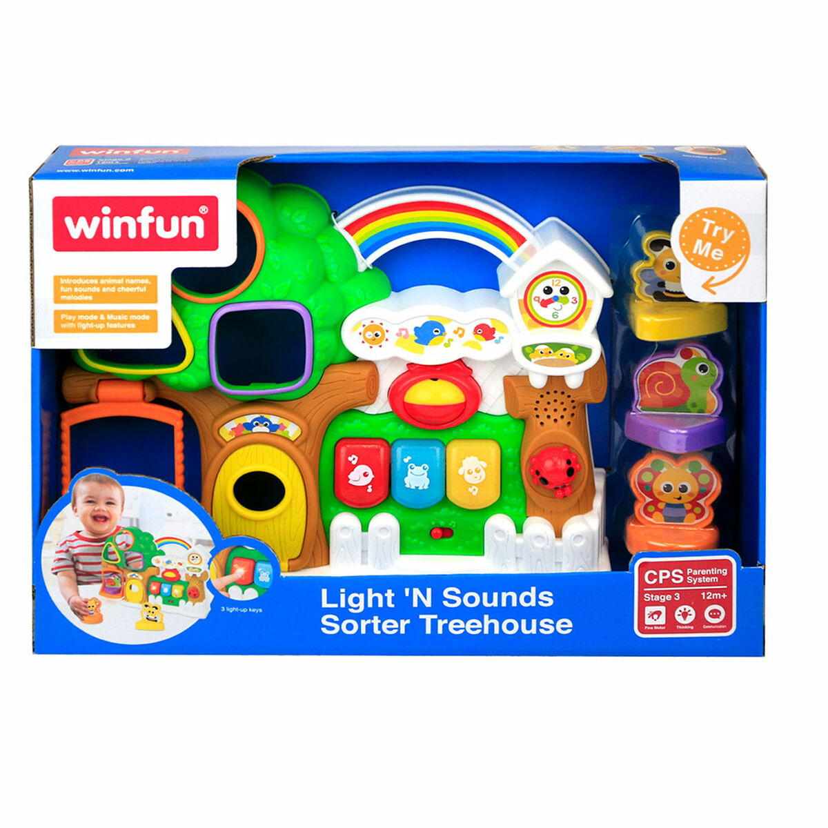 Jucărie interactivă pentru bebeluși Winfun Casă 32 x 24,5 x 7 cm (6 Unități) - Bebelus, Jucăriile copilăriei timpurii