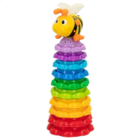 Blocuri Stivuibile Winfun Albină 13 x 35,5 x 13 cm 2 Unități - Bebelus, Jucăriile copilăriei timpurii