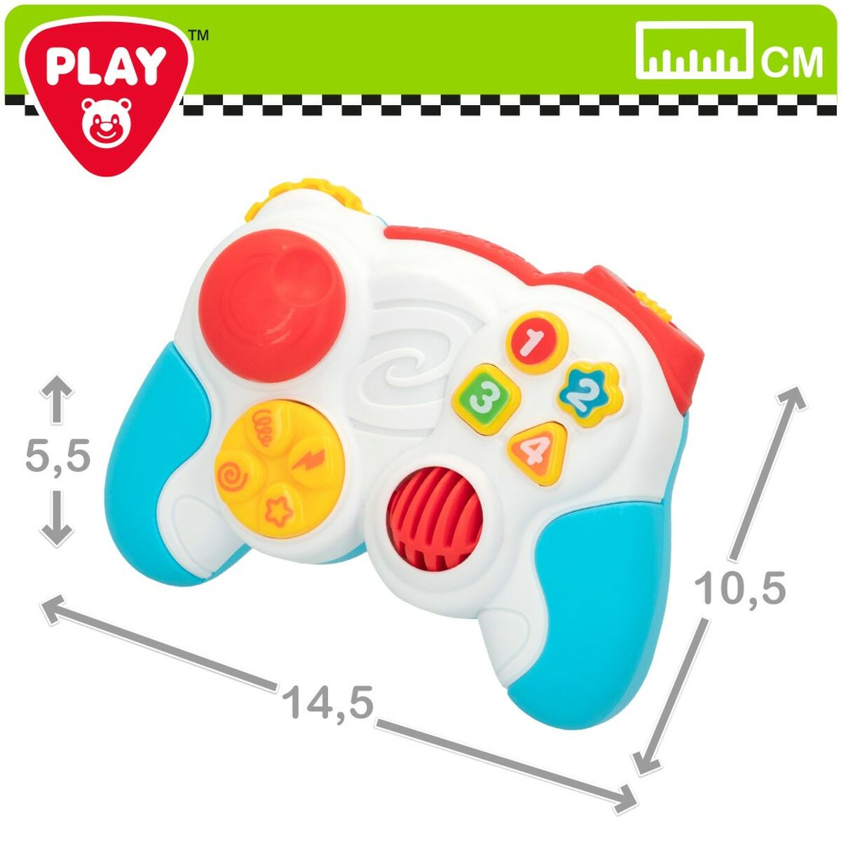 Toy controller PlayGo Albastru 14,5 x 10,5 x 5,5 cm (6 Unități) - Bebelus, Jucăriile copilăriei timpurii