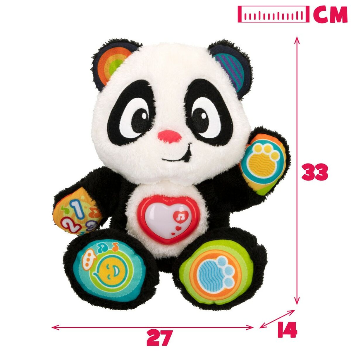 Jucărie pentru copii Winfun Urs Panda 27 x 33 x 14 cm (4 Unități) - Bebelus, Jucăriile copilăriei timpurii