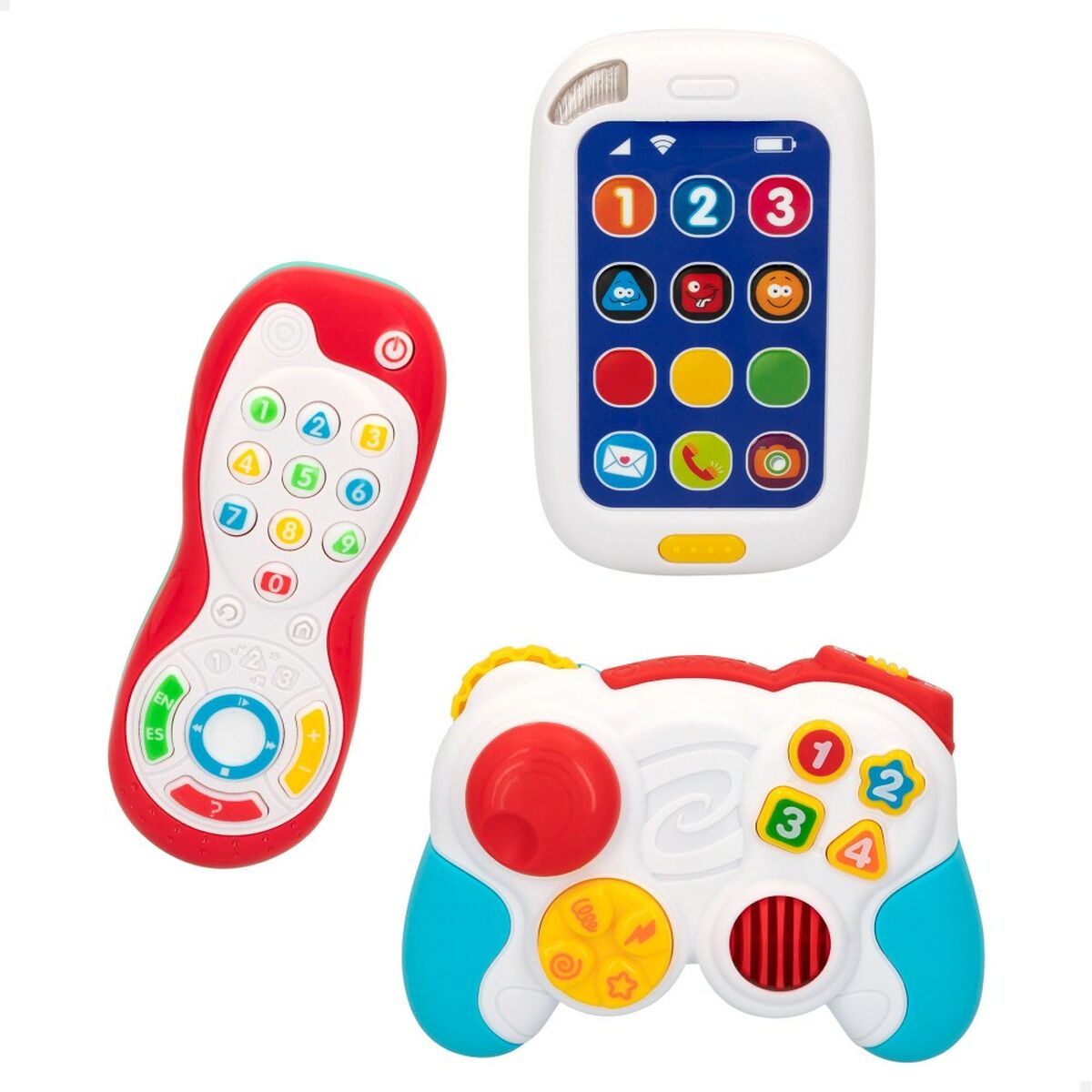Set de Jucării pentru Bebeluși PlayGo 14,5 x 10,5 x 5,5 cm (4 Unități) - Bebelus, Jucăriile copilăriei timpurii