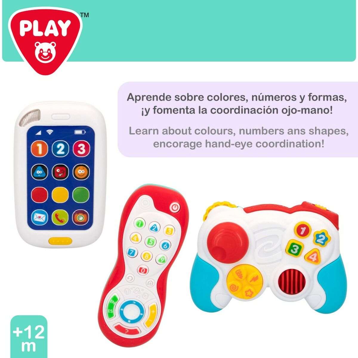 Set de Jucării pentru Bebeluși PlayGo 14,5 x 10,5 x 5,5 cm (4 Unități) - Bebelus, Jucăriile copilăriei timpurii