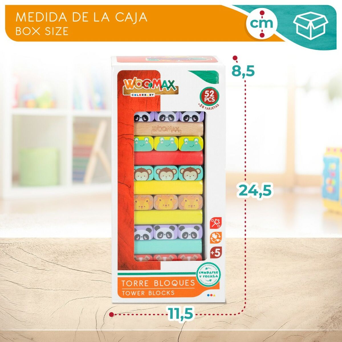 Set de Construcție Woomax (6 Unități) - Jucarii si jocuri