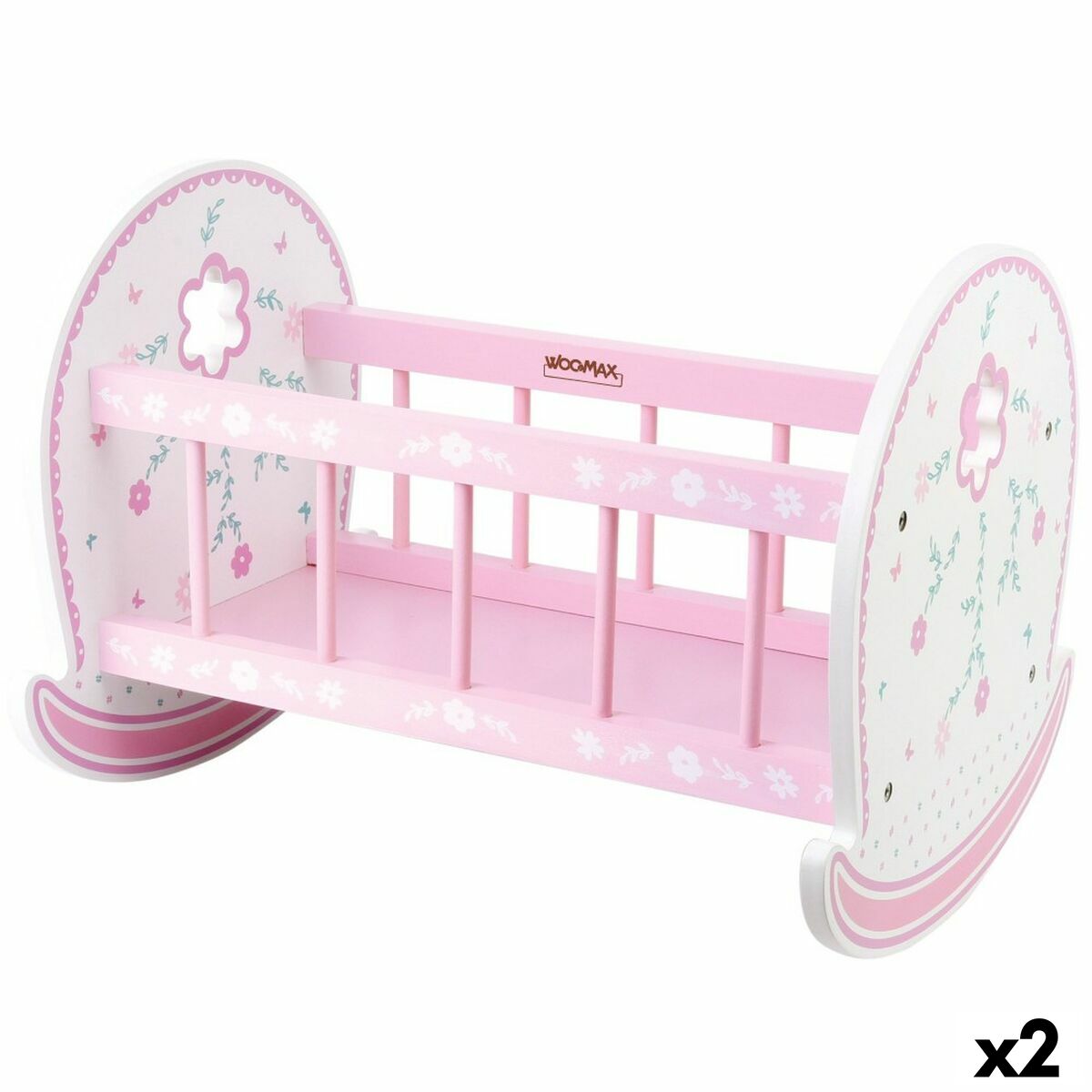 Pătuț pentru Păpuși Woomax 2 Unități 47 x 35 x 35 cm - Jucarii si jocuri, Păpuși și accesorii