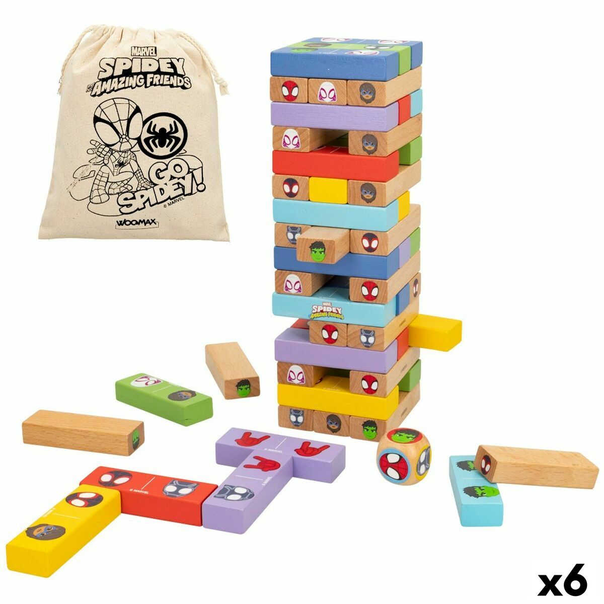 Set de Construcție Spidey 52 Piese (6 Unități) - Jucarii si jocuri