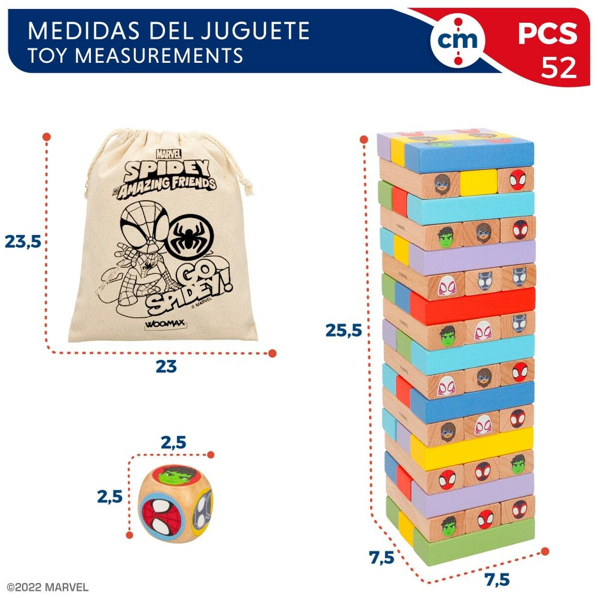 Set de Construcție Spidey 52 Piese (6 Unități) - Jucarii si jocuri