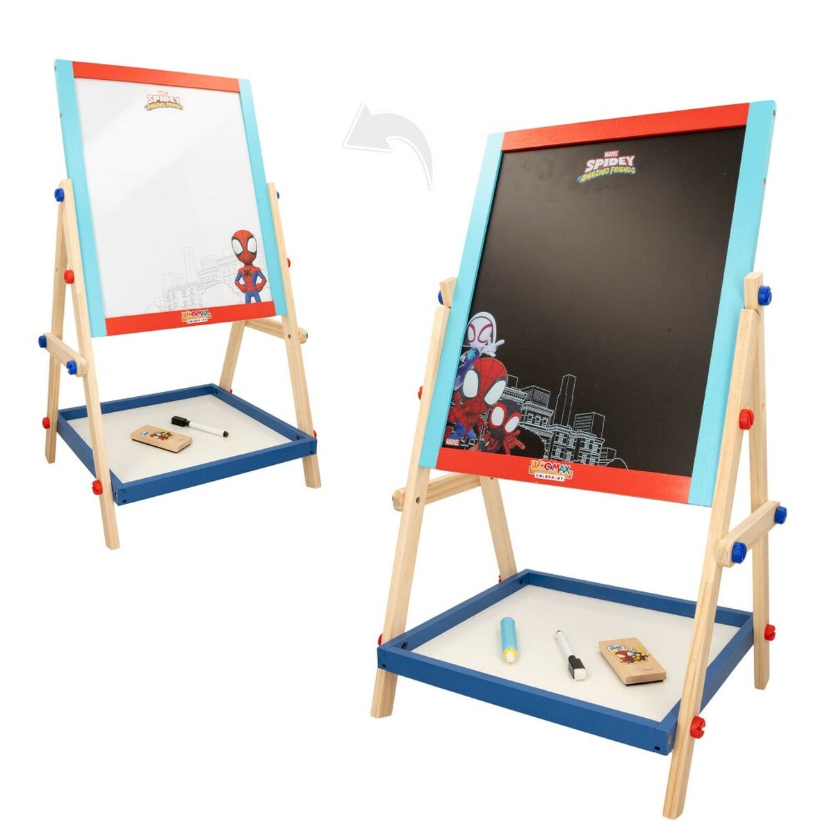 Tablă 2 în 1 Spidey 5 Piese 4 Unități 40 x 64,5 x 31,5 cm - Jucarii si jocuri, Activități creative