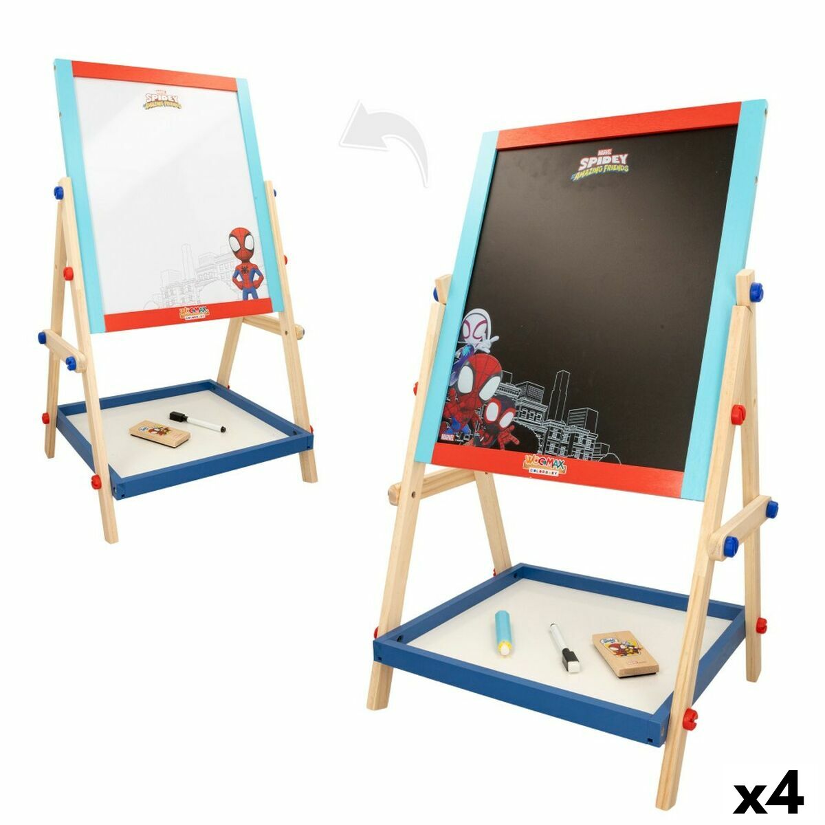 Tablă 2 în 1 Spidey 5 Piese 4 Unități 40 x 64,5 x 31,5 cm - Jucarii si jocuri, Activități creative