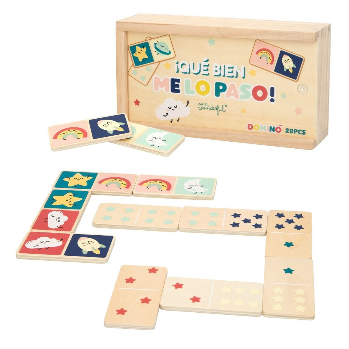 Domino Mr. Wonderful (12 Unități) - Jucarii si jocuri, Jocuri și accesorii