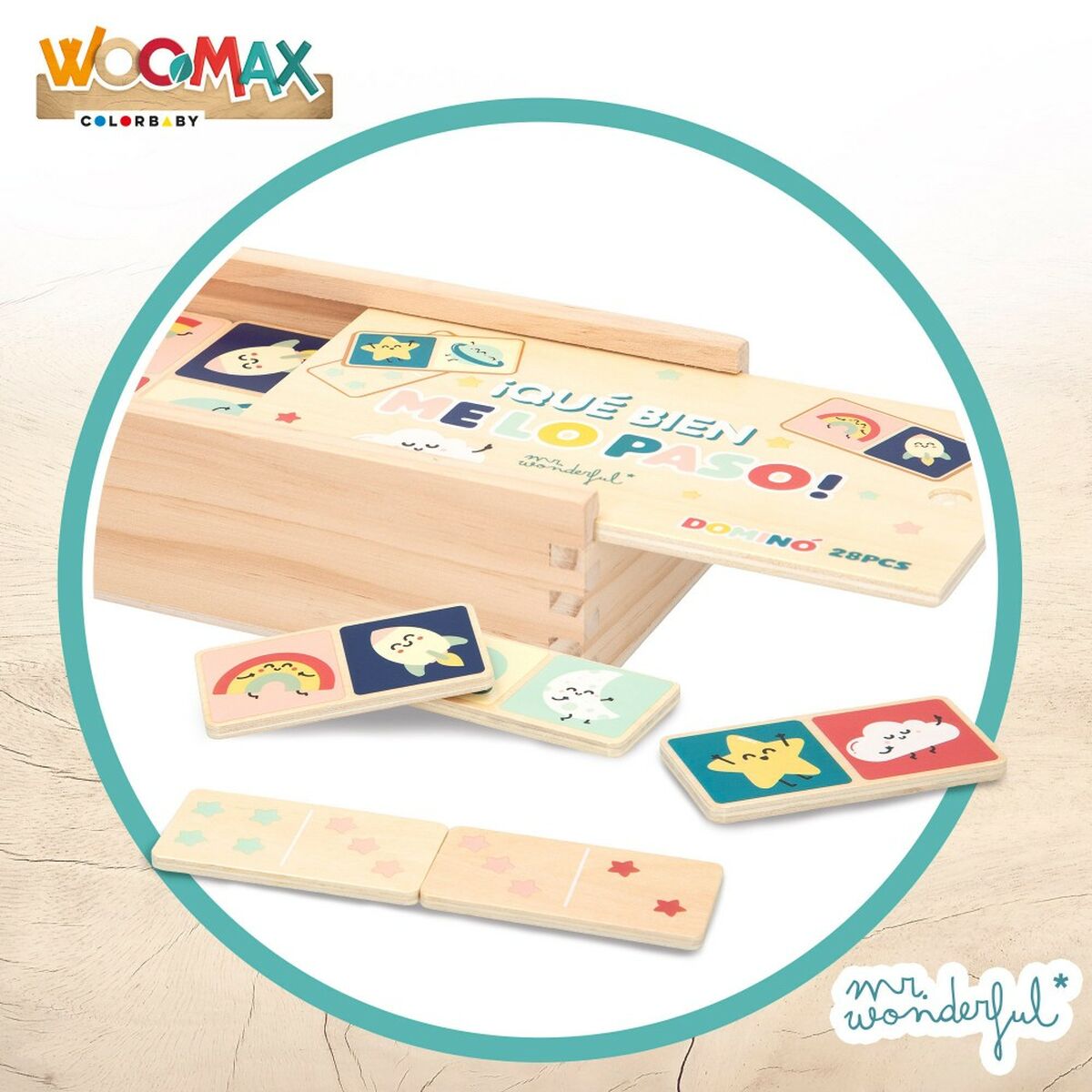 Domino Mr. Wonderful (12 Unități) - Jucarii si jocuri, Jocuri și accesorii